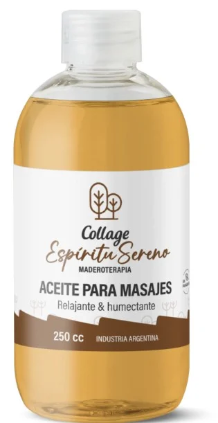 COLLAGE ACEITE P/MASAJES ESPIRITU SERENO X 250 ML