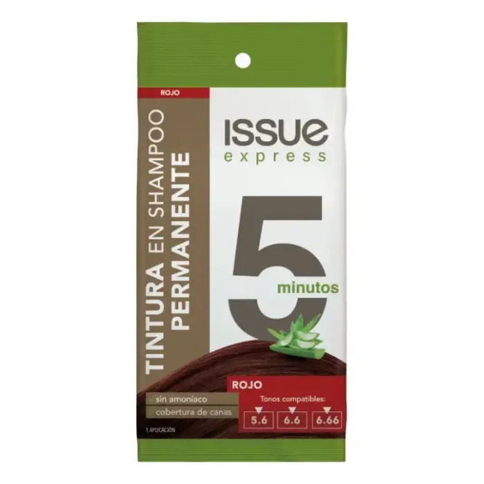 ISSUE SHAMPOO COLOR EXPRESS 5 MIN ROJO