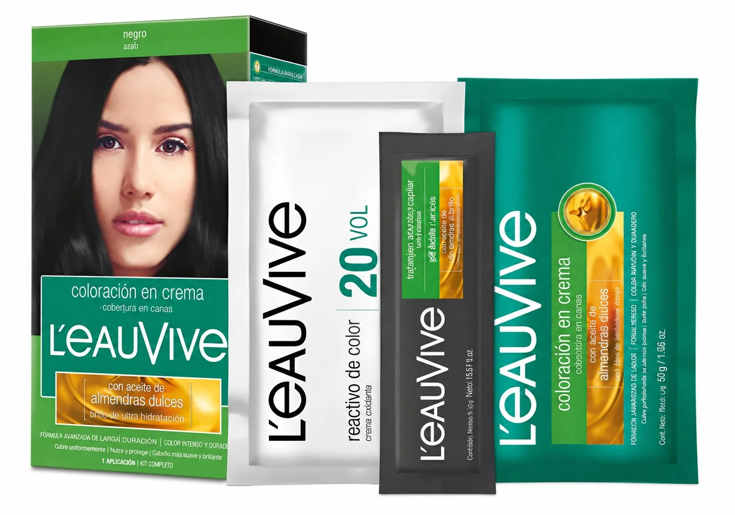 LEAUVIVE COLORACION Nº 3 CASTAÑO OSCURO