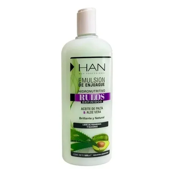 HAN EMULSION CAPILAR RULOS X 500 ML 