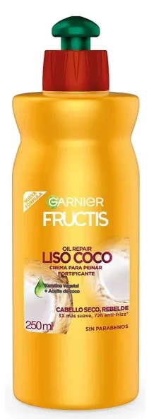 FRUCTIS CREMA DE PEINAR LISO COCO X 250 ML