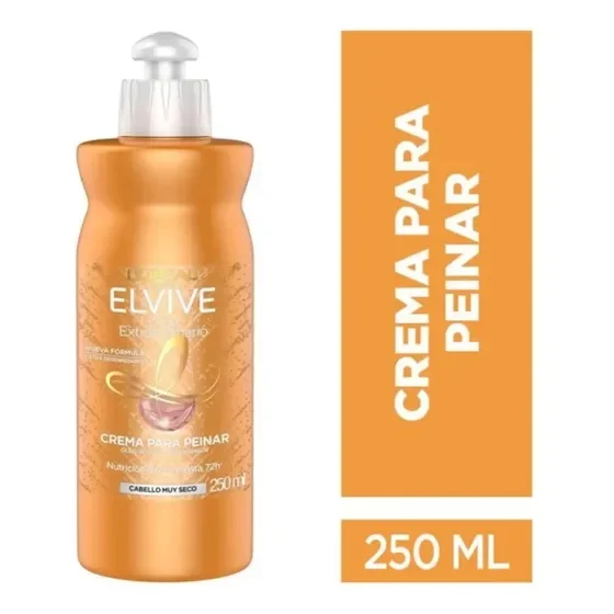ELVIVE CREMA P/PEINAR OLEO EXTRAORDINARIO X250ML