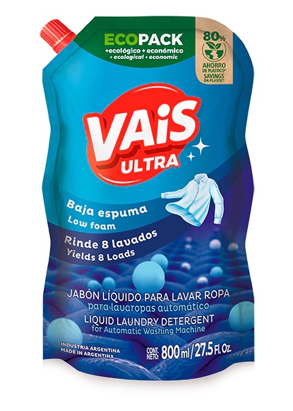 VAIS JABON BAJA ESPUMA X 800 ML