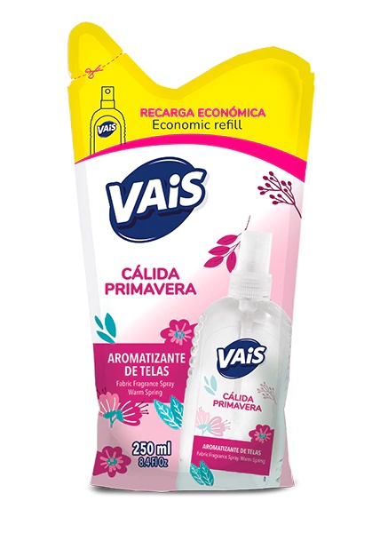 VAIS PERFUMANTE TELA CALIDA PRIMAVERA D/P X250ML