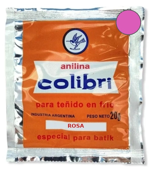 COLIBRI ANILINA P/ALG ROSA X 20G
