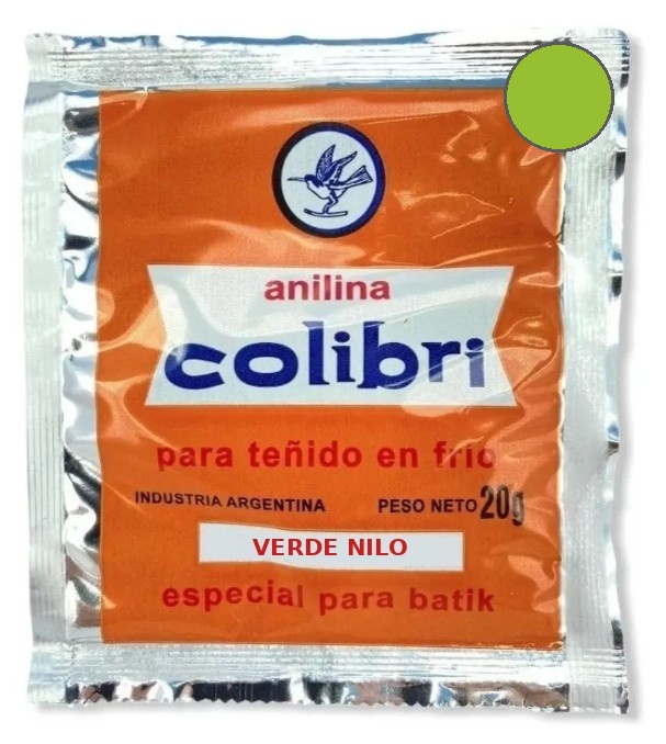 COLIBRI ANILINA P/ALG VERDE NILO X 20GR
