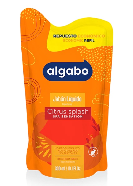 ALGABO JABON LIQ CITRUS D/P X300ML