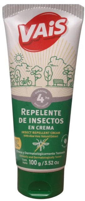 VAIS REPELENTE CREMA VERDE X 100 GR