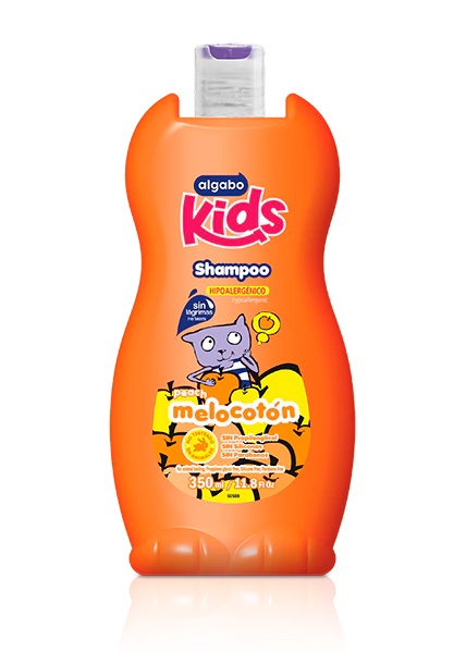ALGABO KIDS SH MELOCOTON X 350ML